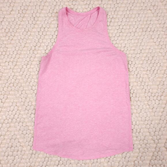 Lululemon All Tied Up Tank Heathered Vintage Pink Sz 4/Small - Picture 5 of 5